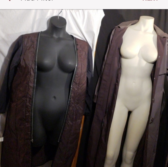 Vtg London Fog Trench Coat by Wamsutta Size 12 - Picture 4 of 8